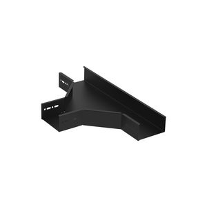 T-stuk vast 120mm zwart KG281
