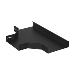 T-stuk vast 250mm zwart KG281