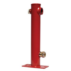 Expansievatconsole rood met puntstuk en ontluchter VVE=25