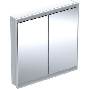 Inbouw spiegelkast 2 deuren 90x90cm ComfortLight wit ONE excl. ruwbouwbox