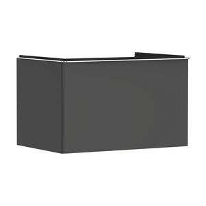 Onderkast mat grijs diamant 780x550mm 1x la voor consoles greepkleur chroom Xelu Q 54055000