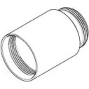 Scharnier voor bidet 26x40mm Dark Platinum geborsteld