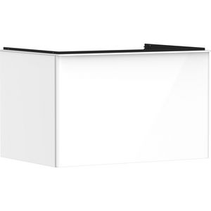 Onderkast wit hoogglans 780x550mm 1x la voor consoles greepkleur mat wit Xelu Q 54054700