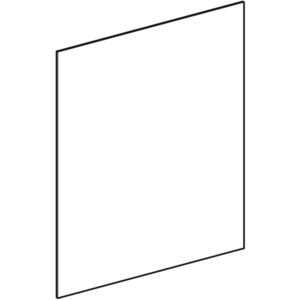 Deur kort Geberit ONE spglt Nominale brdte 60cm Scharn. L