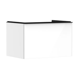 Onderkast wit hoogglans 780x550mm 1x la voor consoles greepkleur mat zwart Xelu Q 54054670