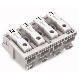 Kroonklem Drukknop extern wit 294-4094/4025-000 VVE=500