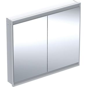 Inbouw spiegelkast 2 deuren 105x90cm ComfortLight wit ONE excl. ruwbouwbox