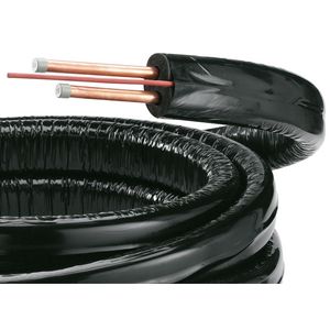 Dubbele voorgeisoleerd leiding Duo-Tube Cu 18mm x15m Remasol