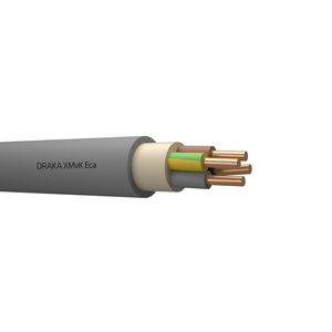 Doos a 100m. XMvK Eca 450/750V gy# 4G1,5mm² (geel/groen-bruin-zwart-grijs)