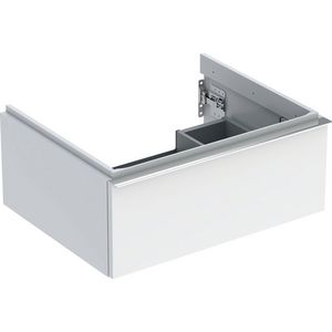 iCon wastafel onderkast met lade 60cm wit/chroom