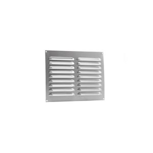 ALU schoepenrooster vlak model 250x200mm