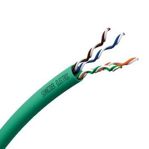 Cable LAN U/UTP 4P Cat5e Euroclass D 155MHz LSZH 305m