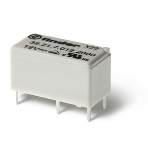 Schakelrelais 1 wisselcontact 6A 12V DC S. AgSnO2