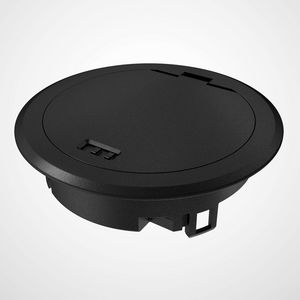 Klapdeksel met snoeruitgang 140mm zink