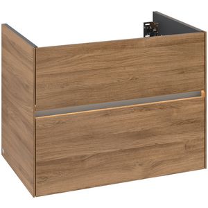 Wastafelonderkast Collaro 2x la (verlicht) 796x603x498mm Oak Kansas