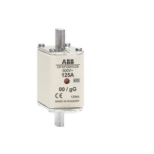 Meszekering fuseline gG 500V DIN 00 In=125 A Ph=8,4 W