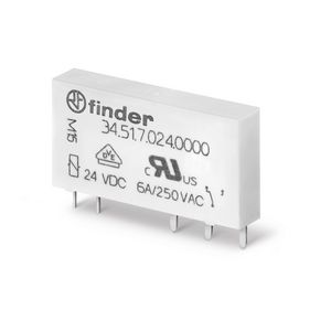 Schakelrelais 1 wisselcontact 6A 24V DC S. 34.51.7.024.0000