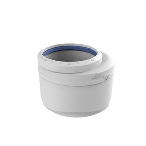 Inzetverloopring PP AS+ geluidsarm lichtgrijs 125x110mm excentrisch