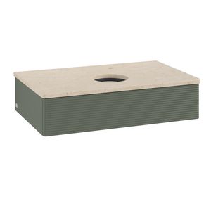 Wastafelonderkast Antao 800x190x500mm L.Green Matt Lacquer K08153HL