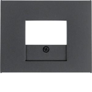 Centraaldoos RJ-datacontactdoos 2-v berker K.1/K.5 antraciet