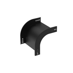 Vervalstuk vast 400mm zwart KG281