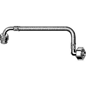 Flexibele Aansluitslang 3l RVS/blank