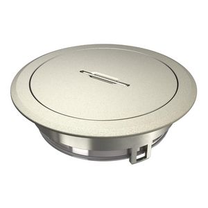 Tubusdeksel met beugel zink vernickelt