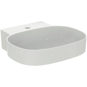 LINDA-X Wastafel 500X480X135mm + kr.gat z. overl. Wit