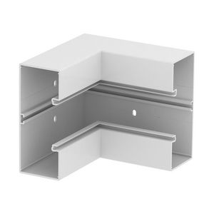 Binnenhoek 70x170mm polyvinylchlorid puur wit