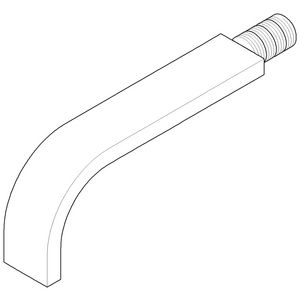 Uitloop 170x35x11mm Champagne (22kt Goud)