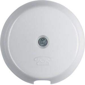 Centraaldoos kabeluitgang berker 1930/Glas polarwit