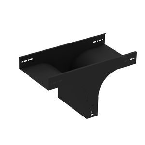 T-stuk verticaal vast 250mm zwart KG281