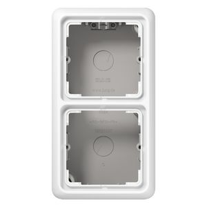 Opbouwkap CD500 alpin wit 2-voudig