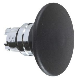 Drukknop Ø60 Ø22mm Zwart