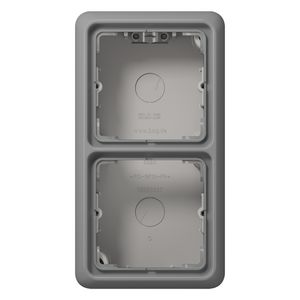 Opbouwkap CD500 grijs 2-voudig