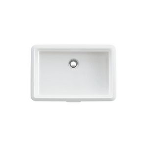 Onderbouwwastafel rechthoekig geslepen Wit H8124310001551