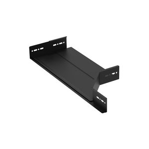 Hoekaanzetstuk links vast 400mm zwart KG281