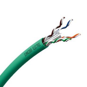 Copper LAN cable U/UTP 4P Cat6 Euroclass D 250 MHz AWG