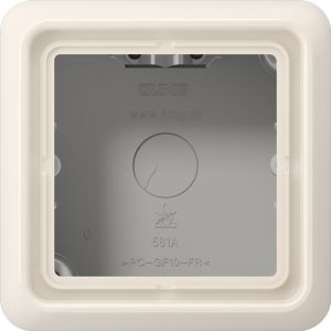 Opbouwkap CD500 wit 1-voudig