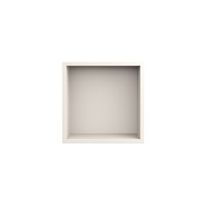 Inbouwnis Basic BOX 300x300x70mm flens kleur matt off white