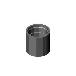 Beluchter mouw 21x20mm chr