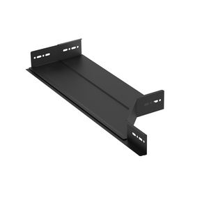 Hoekaanzetstuk links vast 500mm zwart KG281