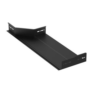 Hoekaanzetstuk rechts vast 500mm zwart KG281
