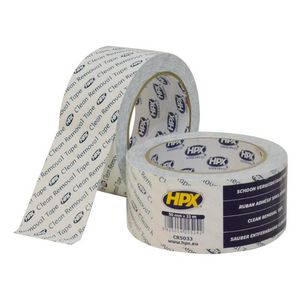 Zelfklevende tape HPX Clean Removal Tape 50mmx33m