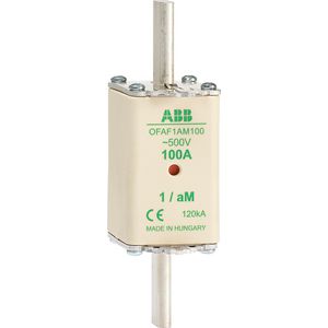 Smeltpatroon OFAF1AM125 HRC Fuse Link Size NH1 aM VVE=3