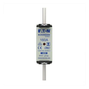 Zekering laagsp. 160A AC 400V NH01 gL/gG dubbele mel VVE=3