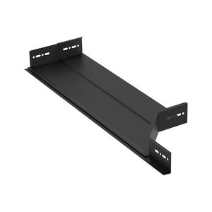 Hoekaanzetstuk links vast 600mm zwart KG281