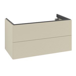 Wastafelonderkast Antao 988x504x496mm S.Grey Matt Lacquer L05100HJ