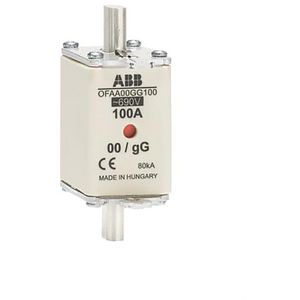 Meszekering fuseline gG=690V DIN00 In=100A Ph=6,7 W VVE=3