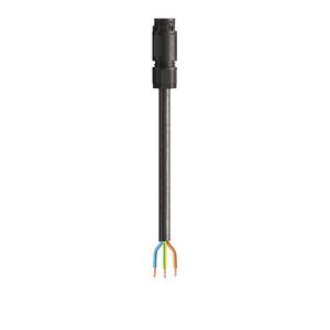 Aansluitsnoer RST08I3 female 3-polig H05RNF 100cm zwart VVE=100